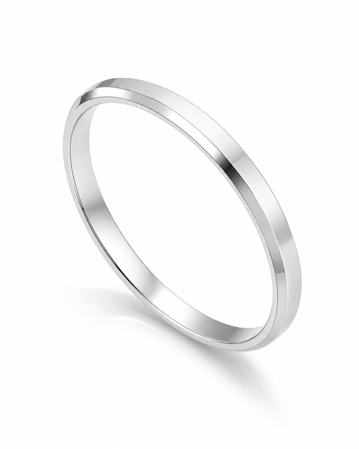 Aliança de Namoro 2mm Prata 950