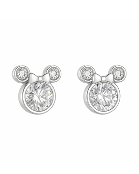 Brinco Minne Cristal Prata 925