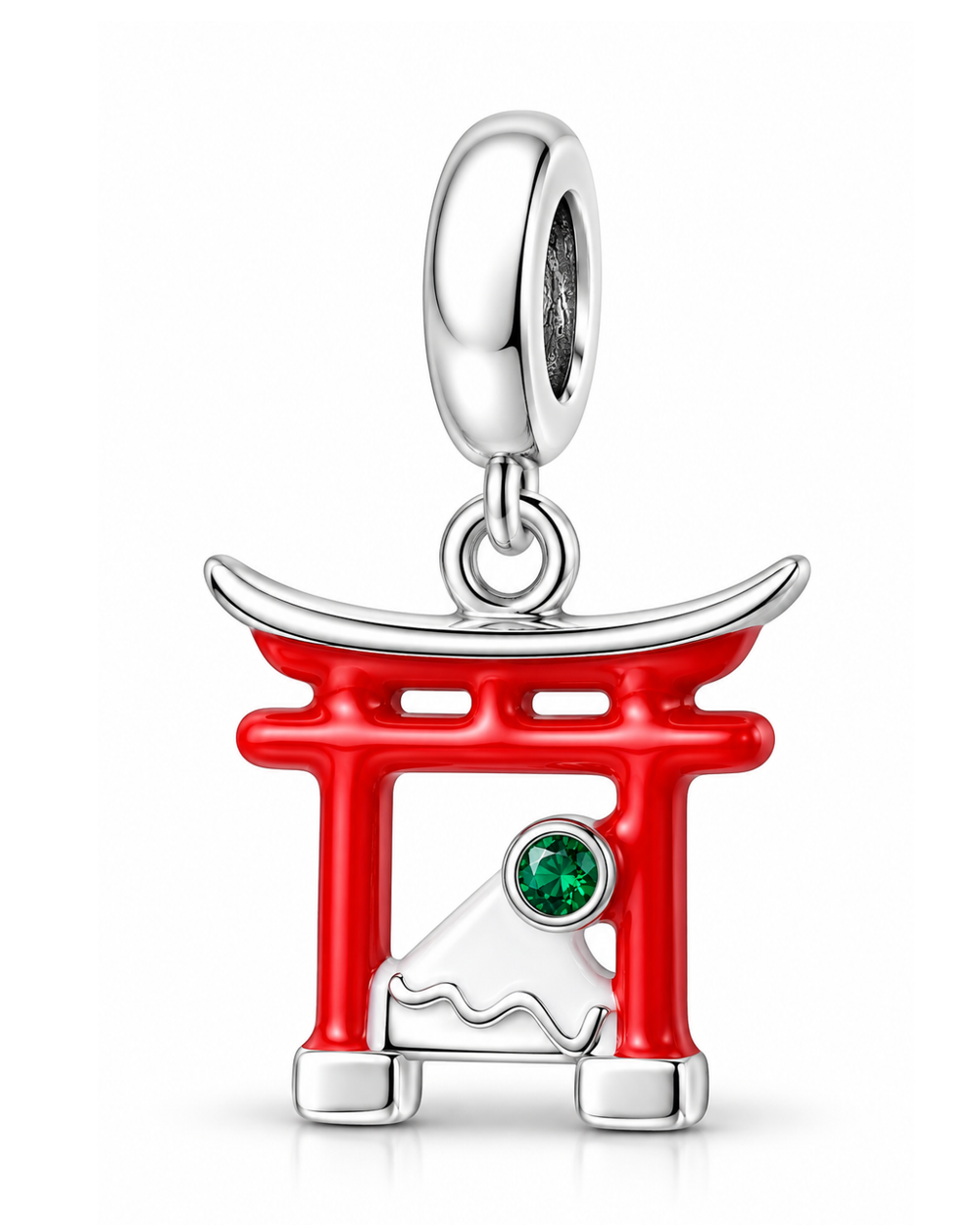 Berloque Japão em Prata 925