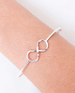 Bracelete Símbolo Infinito Prata 925