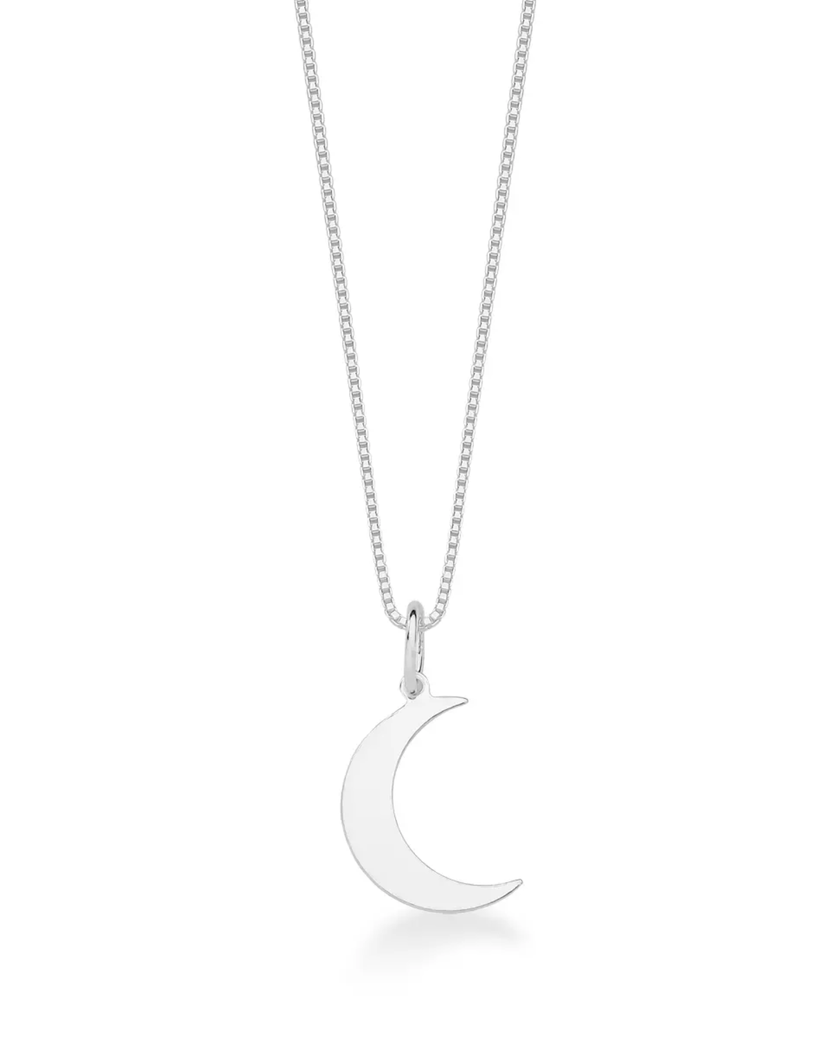 Colar Lua em Prata 925 45 Cm