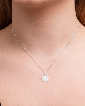 Colar Medalha Divino Espírito Santo em Prata 925