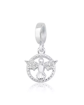 Berloque Divino Espirito Santo Prata 925