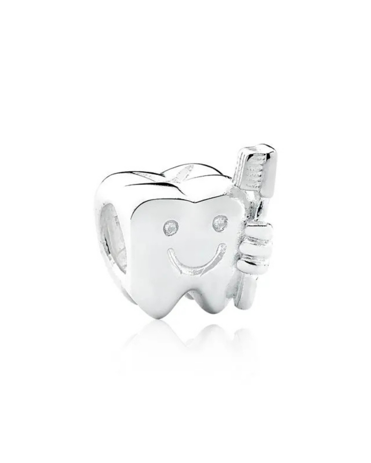 Berloque Dente com Escova - Odontologia