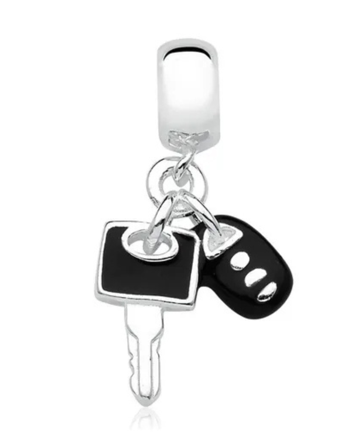 Berloque Chave de Carro Prata 925