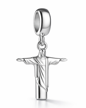 Berloque Cristo Redentor Prata 925