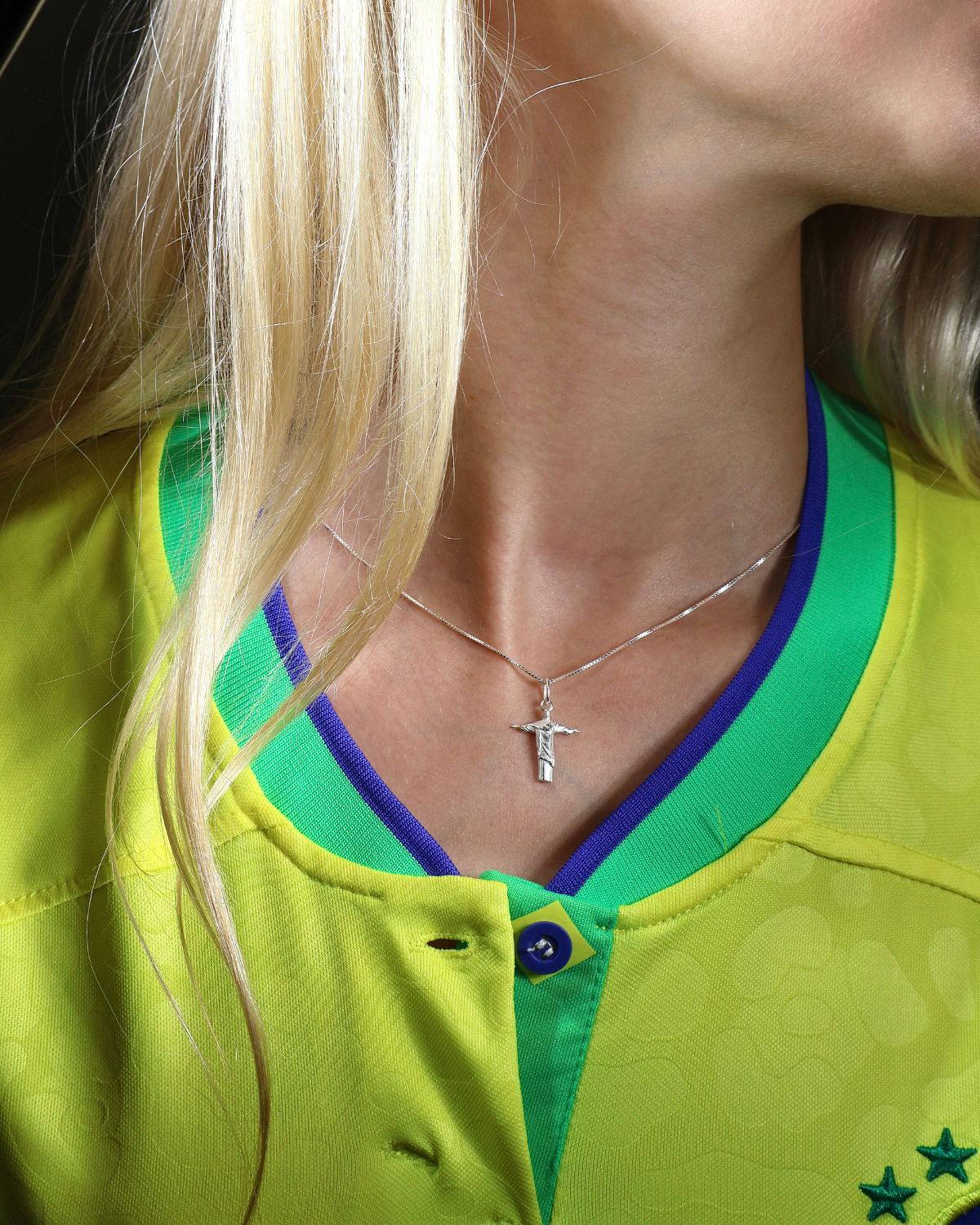 Colar Cristo Redentor Prata 925