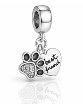 Berloque Pata de Pet Best Friend Prata 925