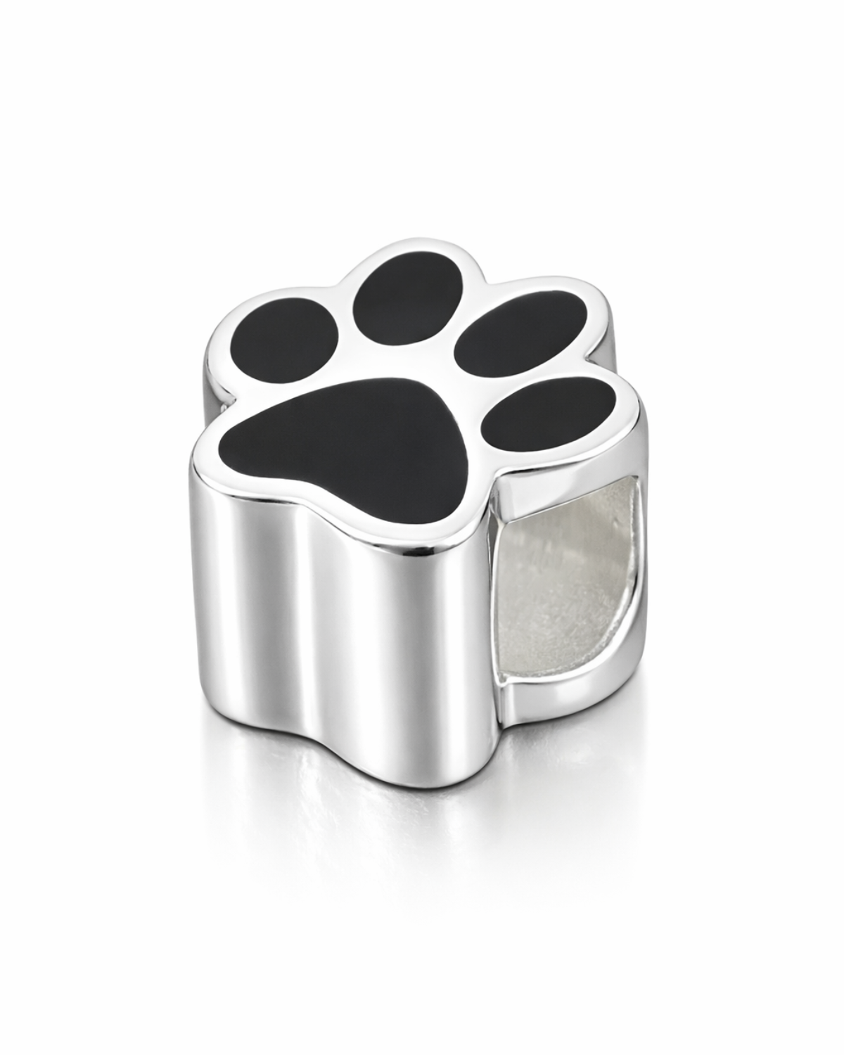 Berloque Passador Pata de Cachorro Prata 925