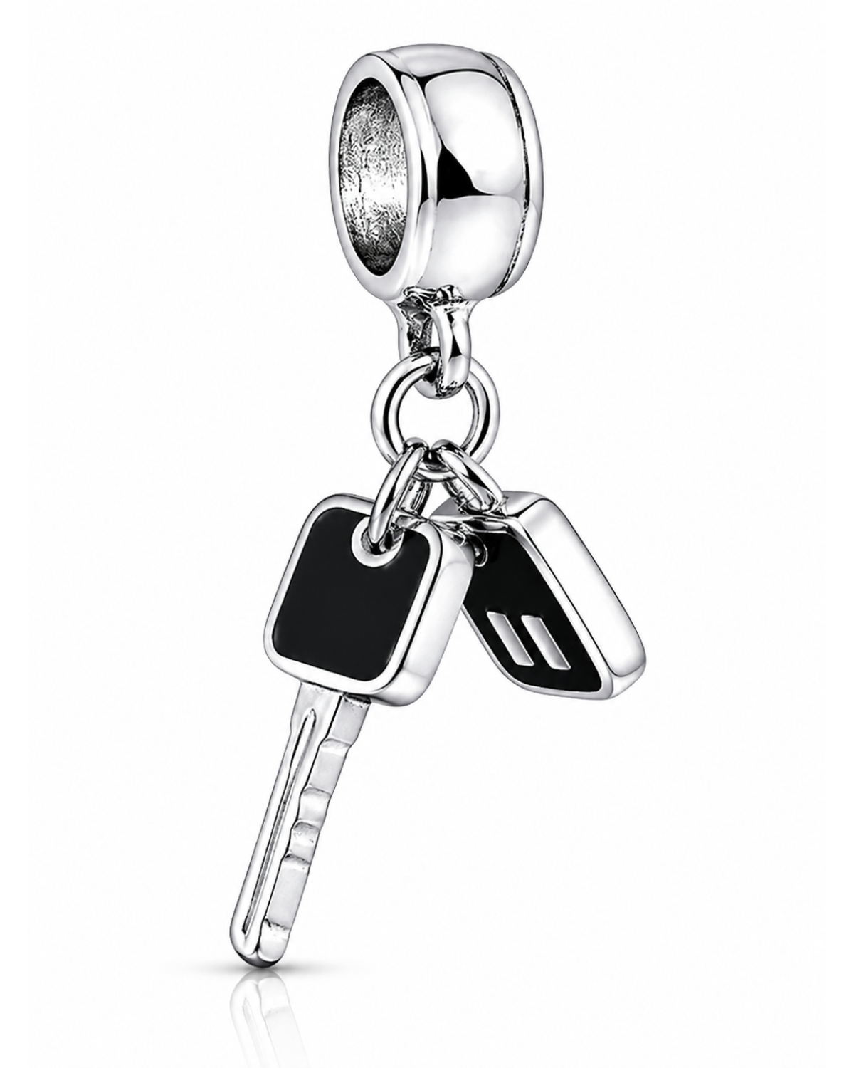 Berloque Chave de Carro Prata 925