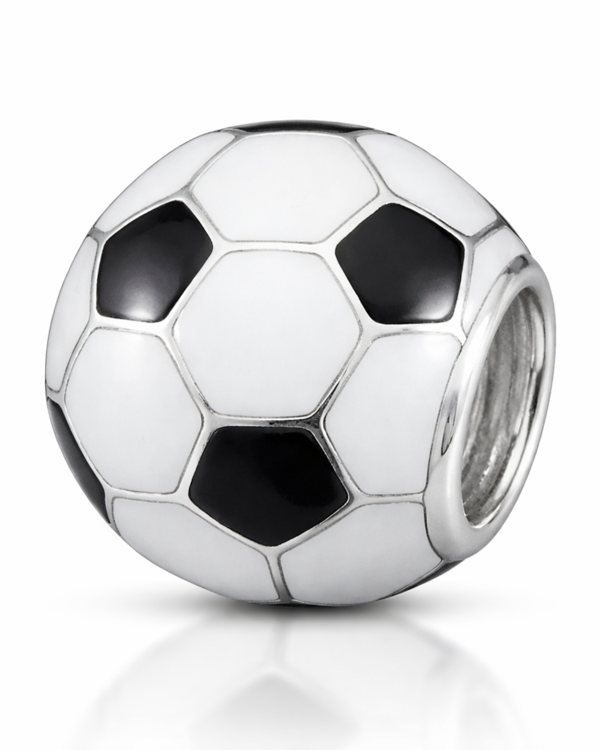 Berloque Bola de Futebol Prata 925