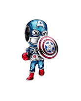 Berloque Capitão América Prata 925