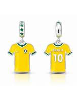 Berloque Camisa da Seleção Brasileira em Prata 925