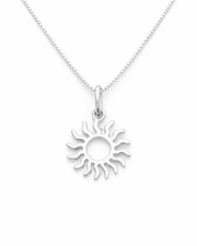 Colar Sol  Prata 925