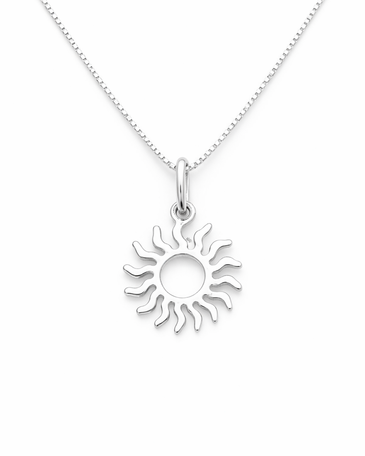 Colar Sol  Prata 925