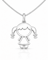Colar Menina Prata 925