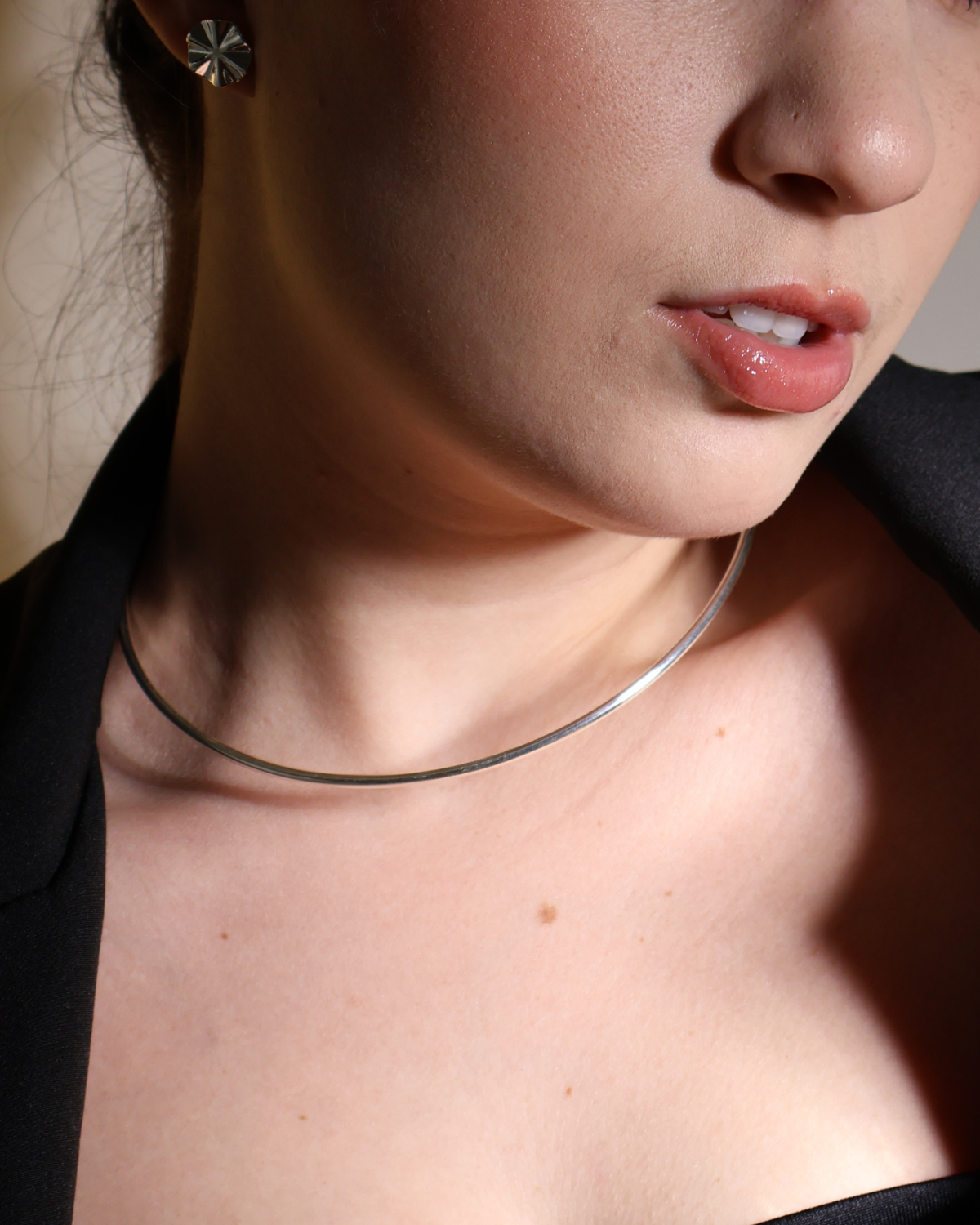 Choker Rígida Prata 925