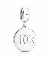 Berloque Corrida 10K em Prata 925