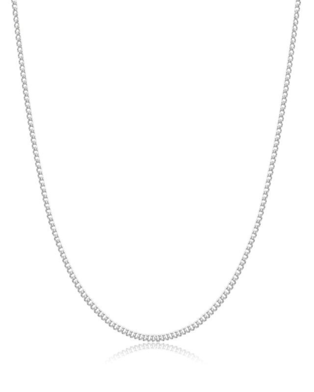 Corrente de Prata Grumet 2 MM 60 CM Elegância e Estilo Duradouro