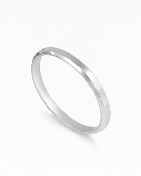 Aliança de Namoro 2mm Prata 950 - Karina Pratas