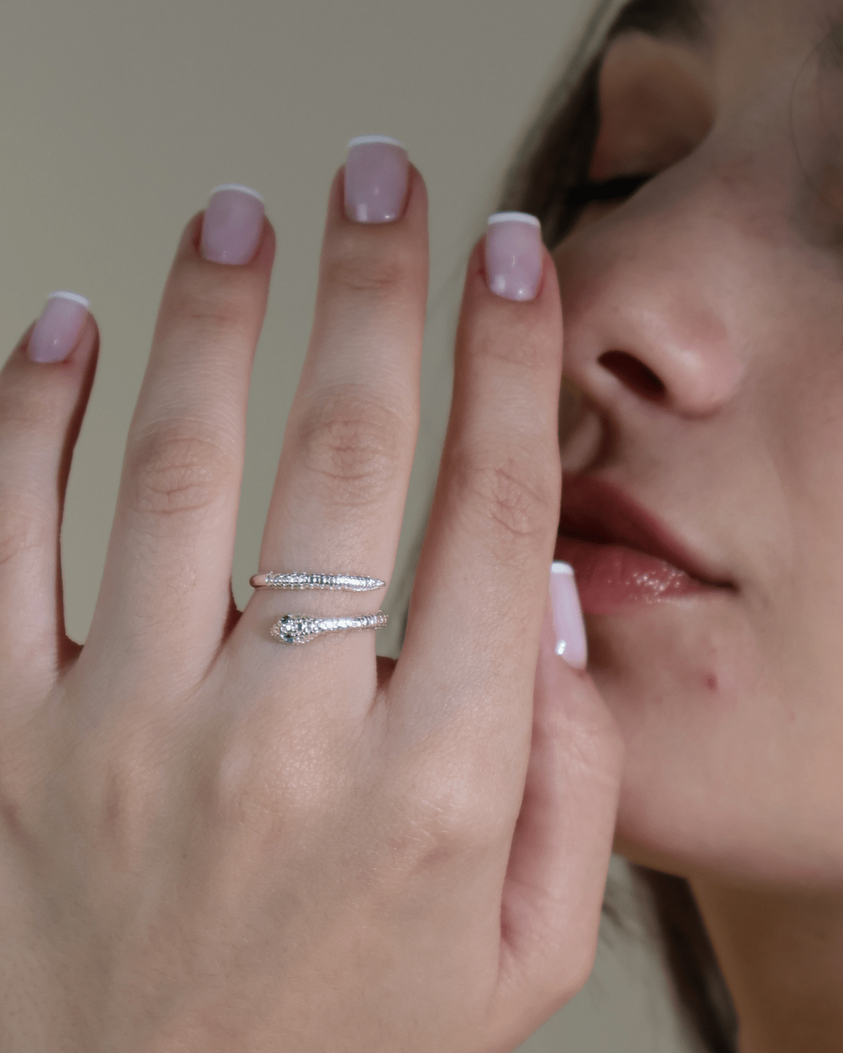 Anel Cobra Prata 925 - Karina Pratas