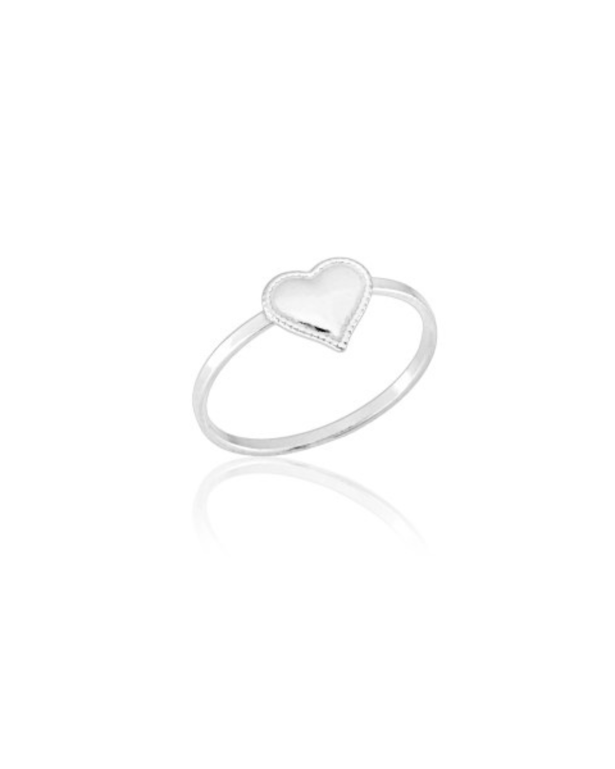 Anel Coração em Prata 925 - Karina Pratas