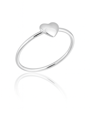 Anel Falange Coração Prata 925 - Karina Pratas