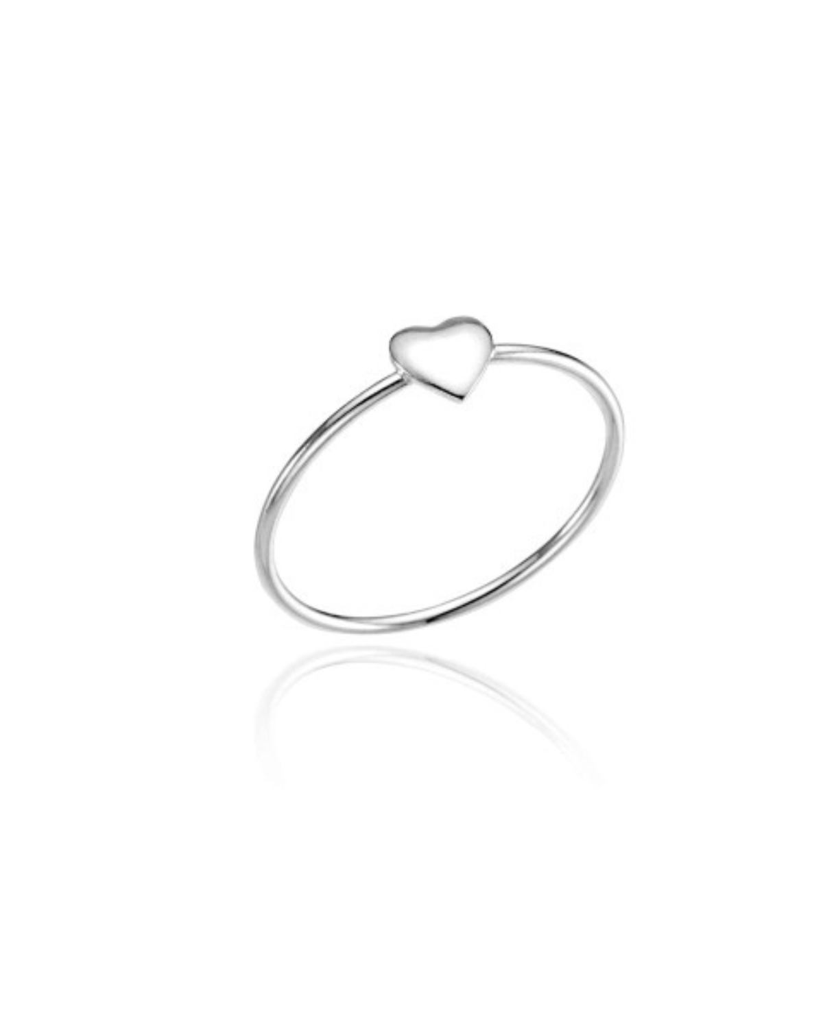 Anel Liso Coração – Prata 925 - Karina Pratas