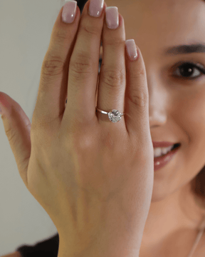 Anel Ponto de Luz Prata 925 - Karina Pratas