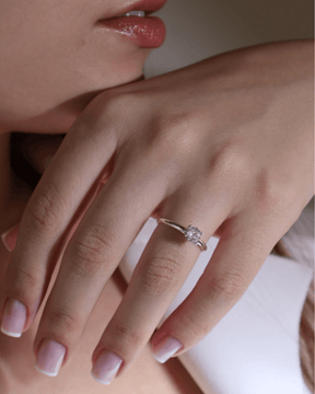 Anel Solitário em Prata 925 - Karina Pratas