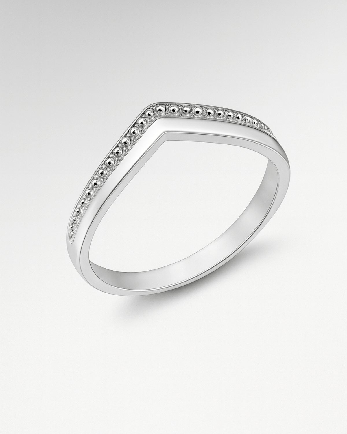 Anel V de Prata 925 - Karina Pratas