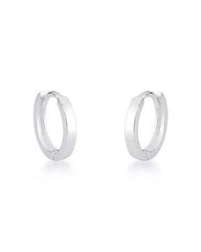 Argola Click Média Prata 925 - Karina Pratas