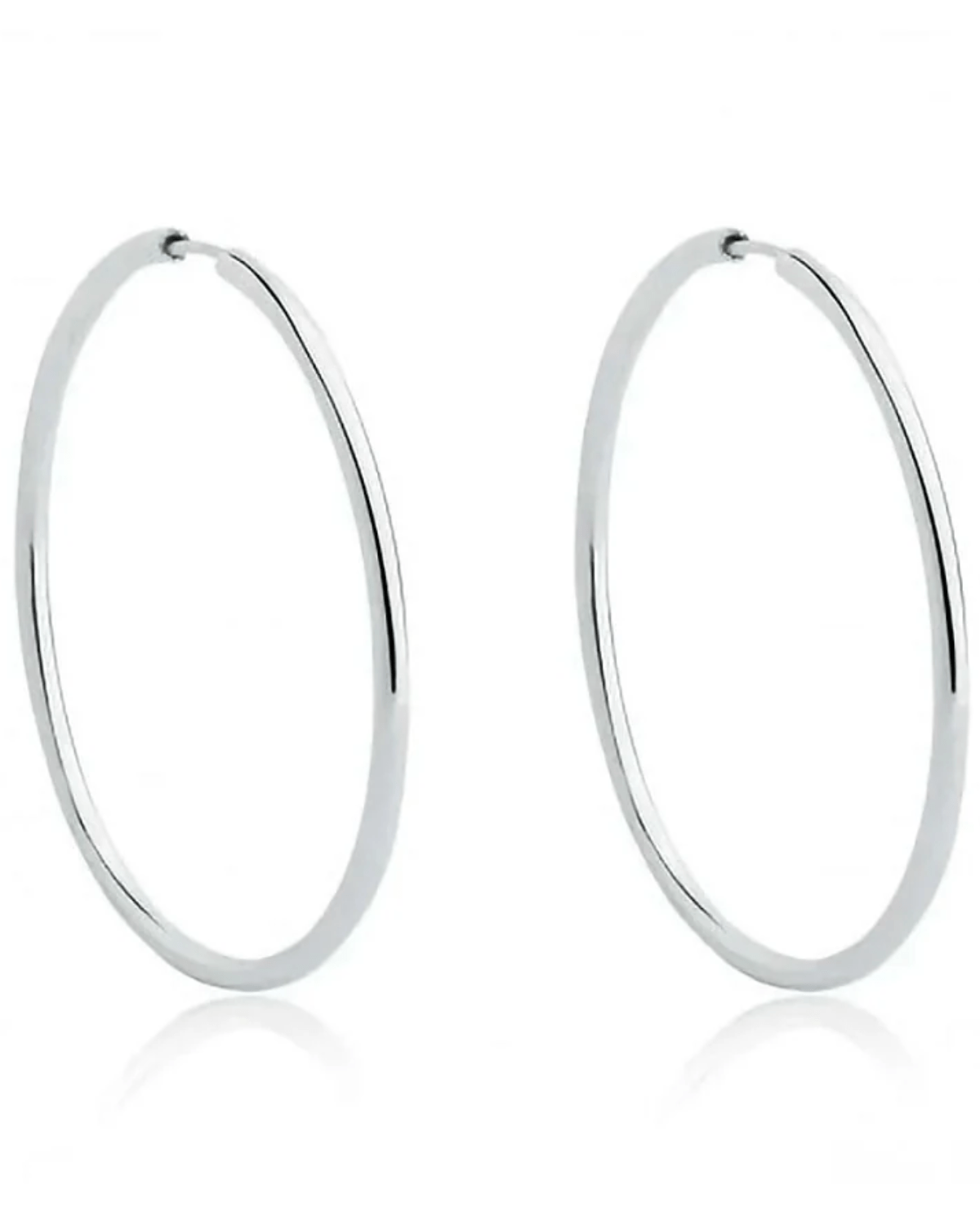 Argola Fio Quadrado Prata 925 - Karina Pratas