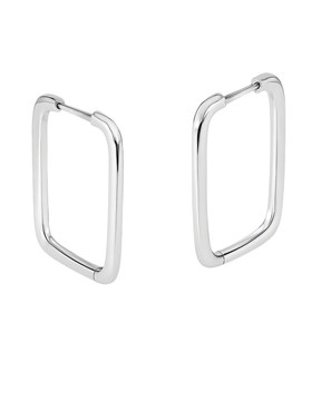 Argola Quadrada em Prata 925 - Karina Pratas