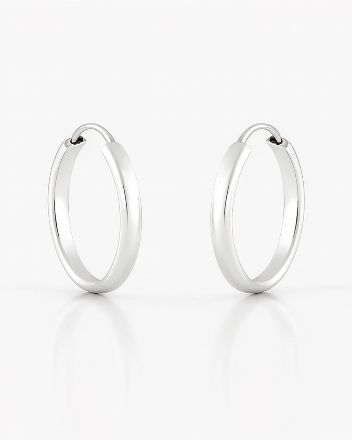 Argolas Quadradas Prata 925 - Karina Pratas