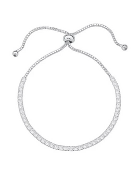Pulseira Riviera Ajustável De Prata 925