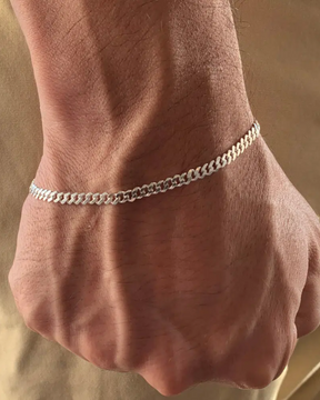 Pulseira De Prata Grumet 5MM Sofisticação e Estilo