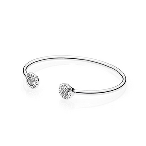 Bracelete De Prata Signature Inspiração Cravejado