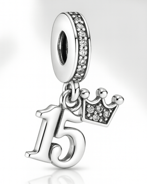 Berloque 15 Anos em Prata 925 - Karina Pratas