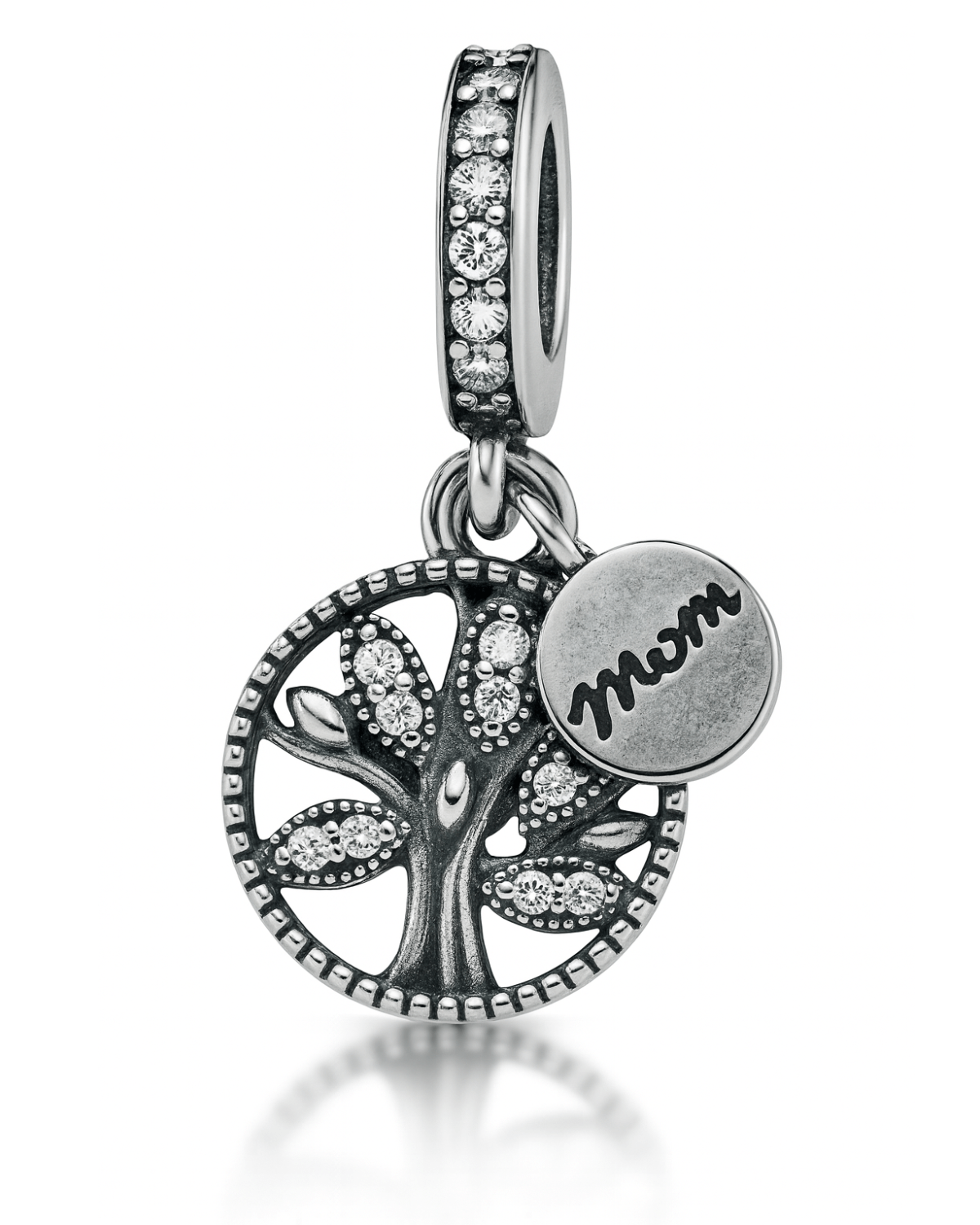 Berloque Arvore Da Vida Cravejado Prata 925 - Karina Pratas