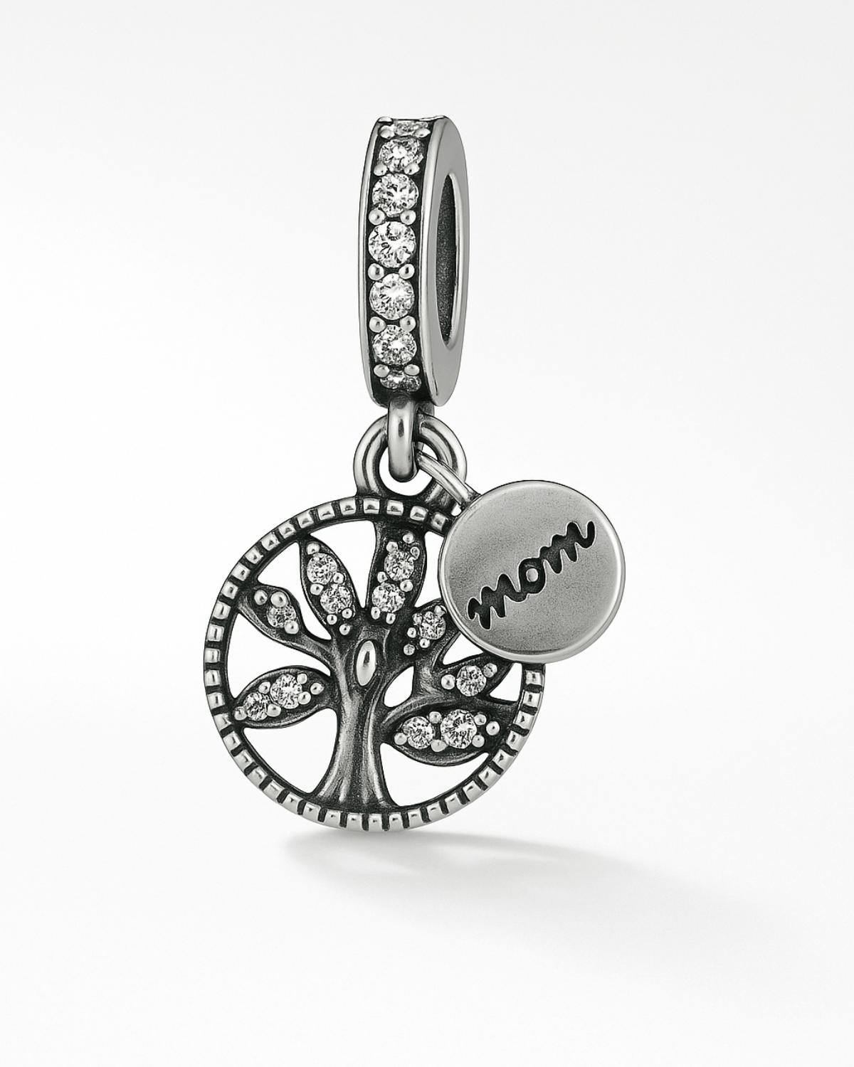 Berloque Arvore Da Vida Cravejado Prata 925 - Karina Pratas