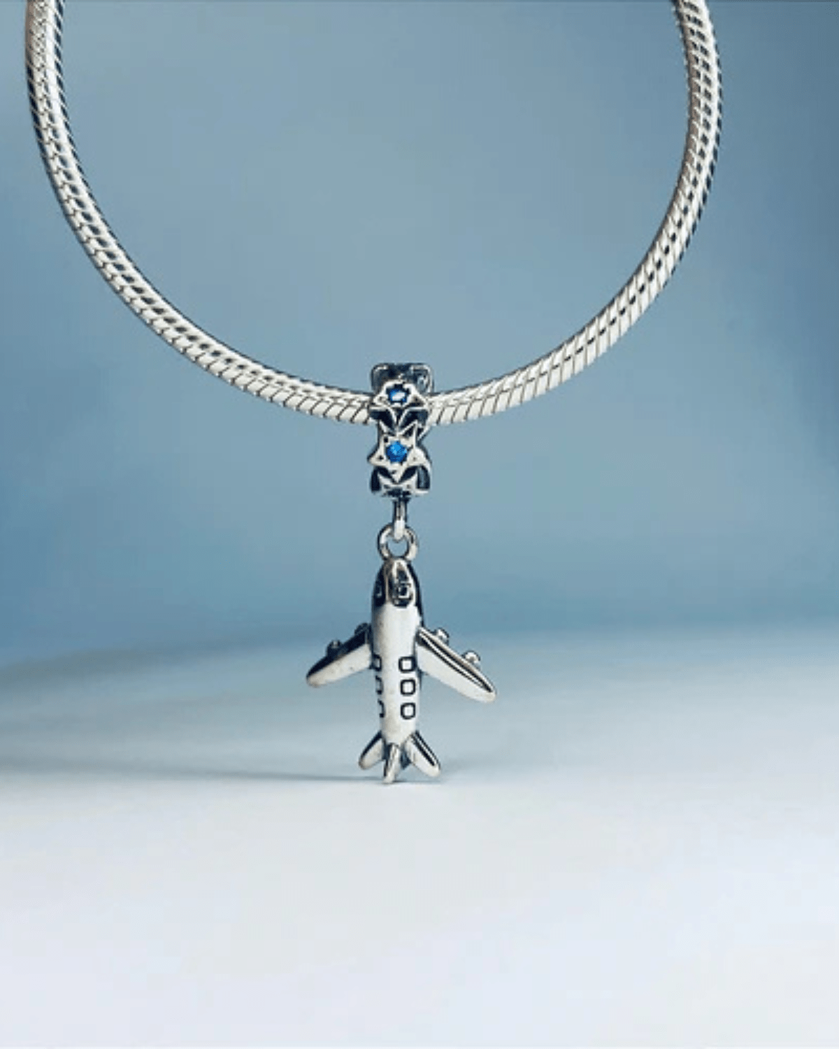 Berloque Avião Em Prata 925 - Karina Pratas