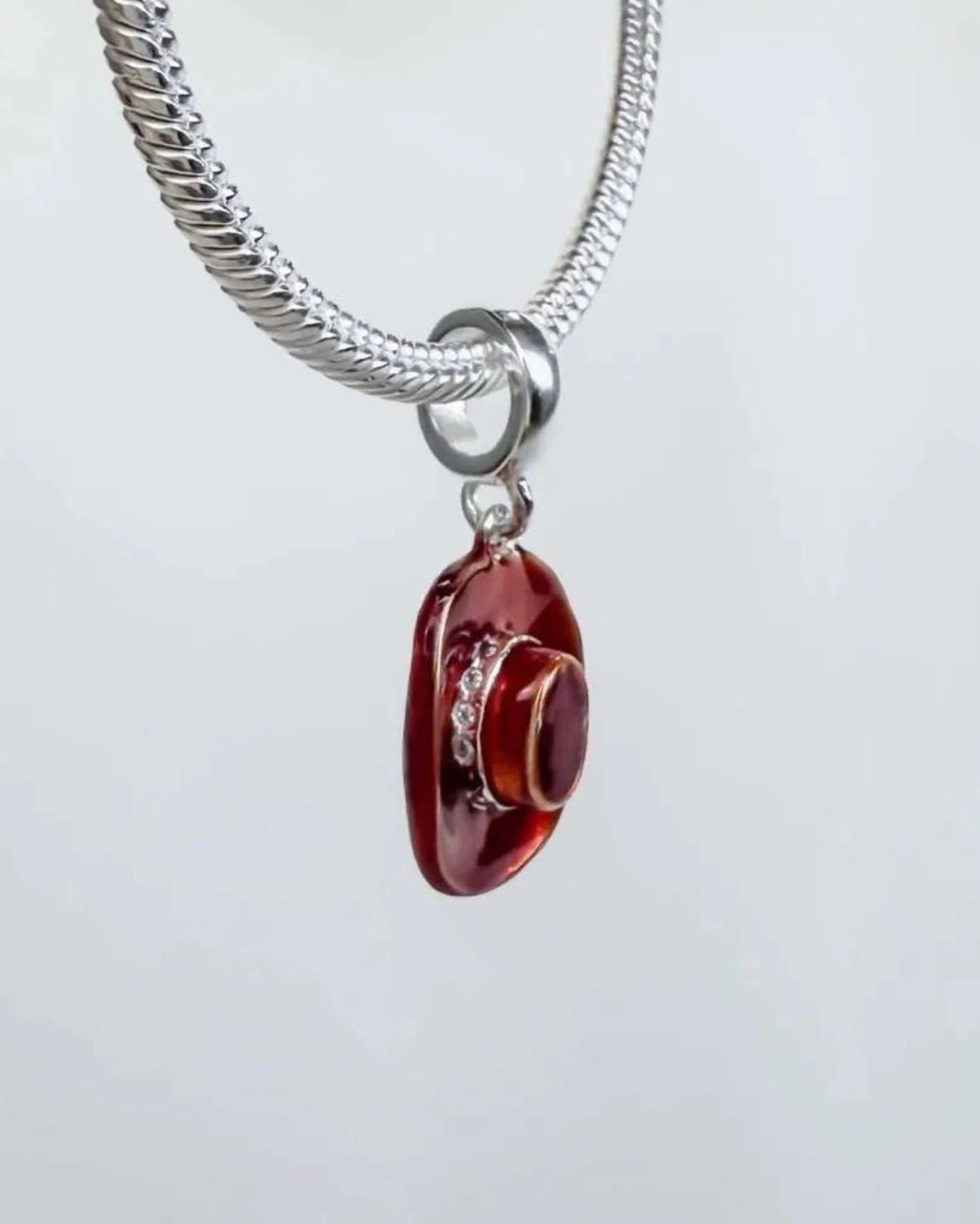 Berloque Chapéu Country de Prata 925 - Karina Pratas