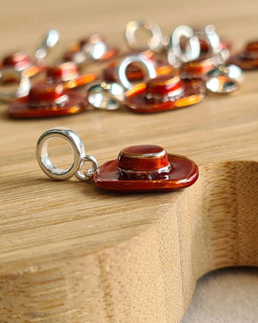 Berloque Chapéu Country de Prata 925 - Karina Pratas