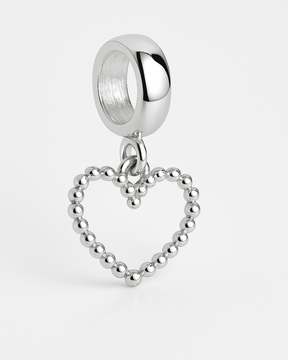 Berloque Coração em Prata 925 - Karina Pratas