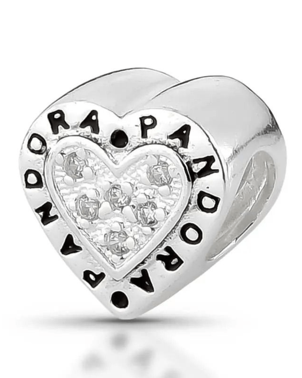 Berloque Coração Em Prata 925 - Karina Pratas