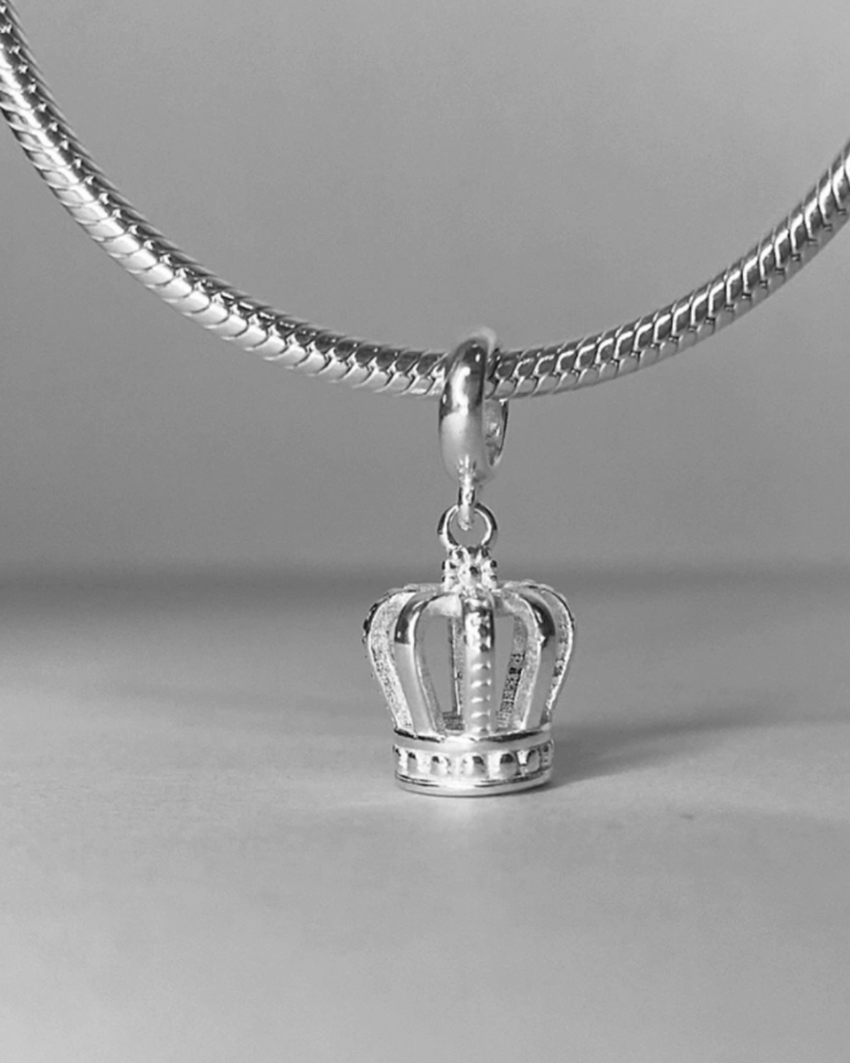 Berloque Coroa Em Prata 925 - Karina Pratas