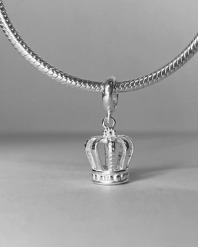 Berloque Coroa Em Prata 925 - Karina Pratas