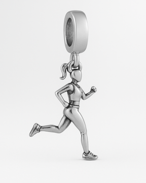 Berloque Corredora em Prata 925 - Karina Pratas