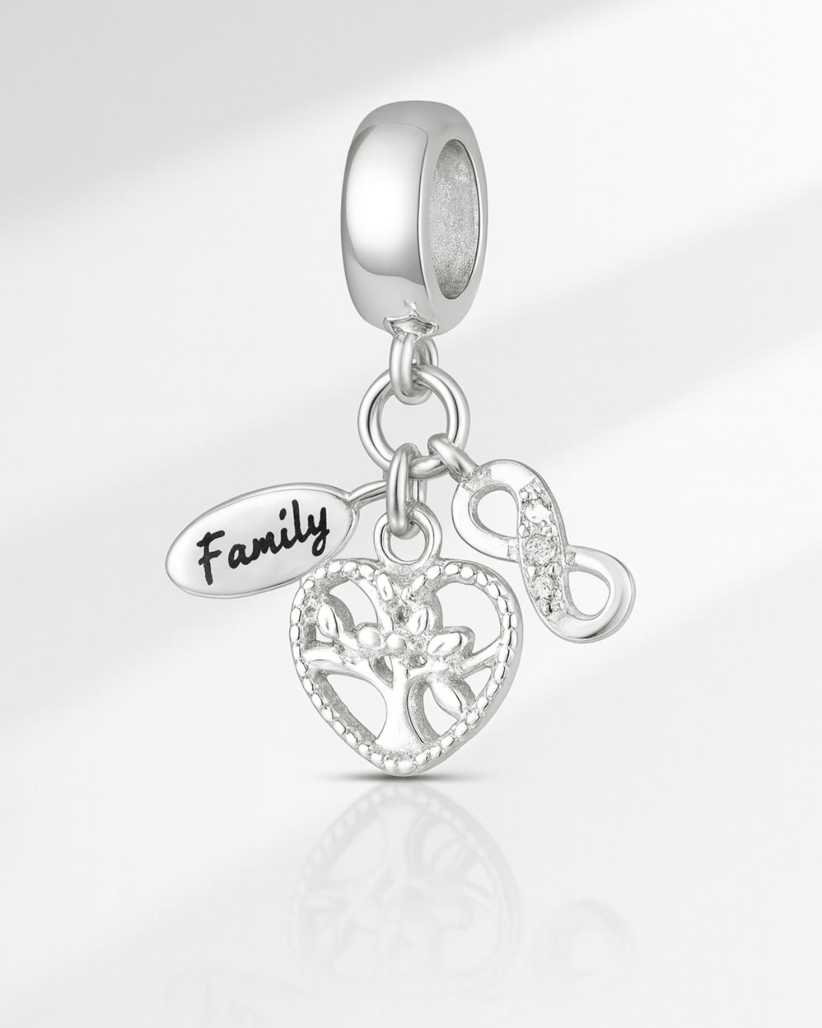 Berloque Family Árvore da Vida e Infinito Prata 925 - Karina Pratas